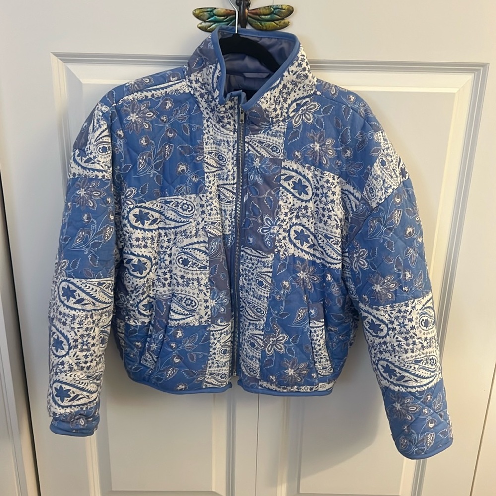 7 for all mankind quilted jacket